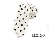 New Floral Print Necktie For Men Casual Cotton Linen Ties Plaid Slim Tie Male Suits Skinny Neck Tie For Wedding Business Gravats
