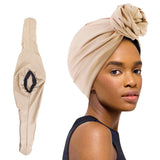 New Elegant Retro Turban for Ladies Cotton Headband Women Muslim Headscarf Beanie Cap Hair Cover Cap African Head Wraps Bonnet