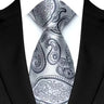 Cravate classique en cachemire pour homme, motif floral de luxe, motif à pois, 8 cm, jacquard, pour homme, pour affaires, mariage, fête, accessoire de tous les jours