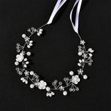Wedding Headbands For Women Bride Handmade Crystal Rhinestone Tiaras Silver Color Hairbands Hair Accessories Queen Headband Gift