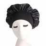 Newly Women's Satin Solid Sleeping Hat Night Hair Care Bonnet Nightcap For Women Men Unisex Cap