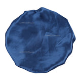 Women's Satin Solid Elastic Wide-brimmed Sleeping Hat Unisex Head Wrap Elastic Band Cap Hair Care Bonnet Night Hat bonnet