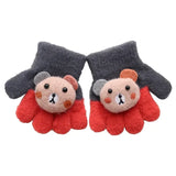 Gants tricotés chauds pour enfants de 0 à 2 ans, nouvelle collection hiver pour garçons et filles