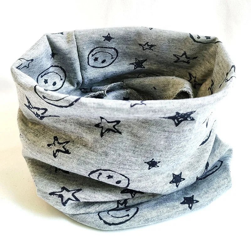Écharpe en coton pour enfants, automne-hiver, couette, tissu, cols de bébé, bavoir pour fille, bavoir chaud pour garçon, écharpes pour enfants, foulard magique