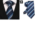 Cadeaux pour hommes EASTEPIC : cravates rayées, cravates rouges pour messieurs en vêtements raffinés, accessoires à la mode pour les occasions sociales