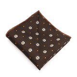 Mouchoir de poche en tissu jacquard de haute qualité, nouveau style, à pois, à rayures, à fleurs, adapté aux costumes de fête formels, au travail, cadeau
