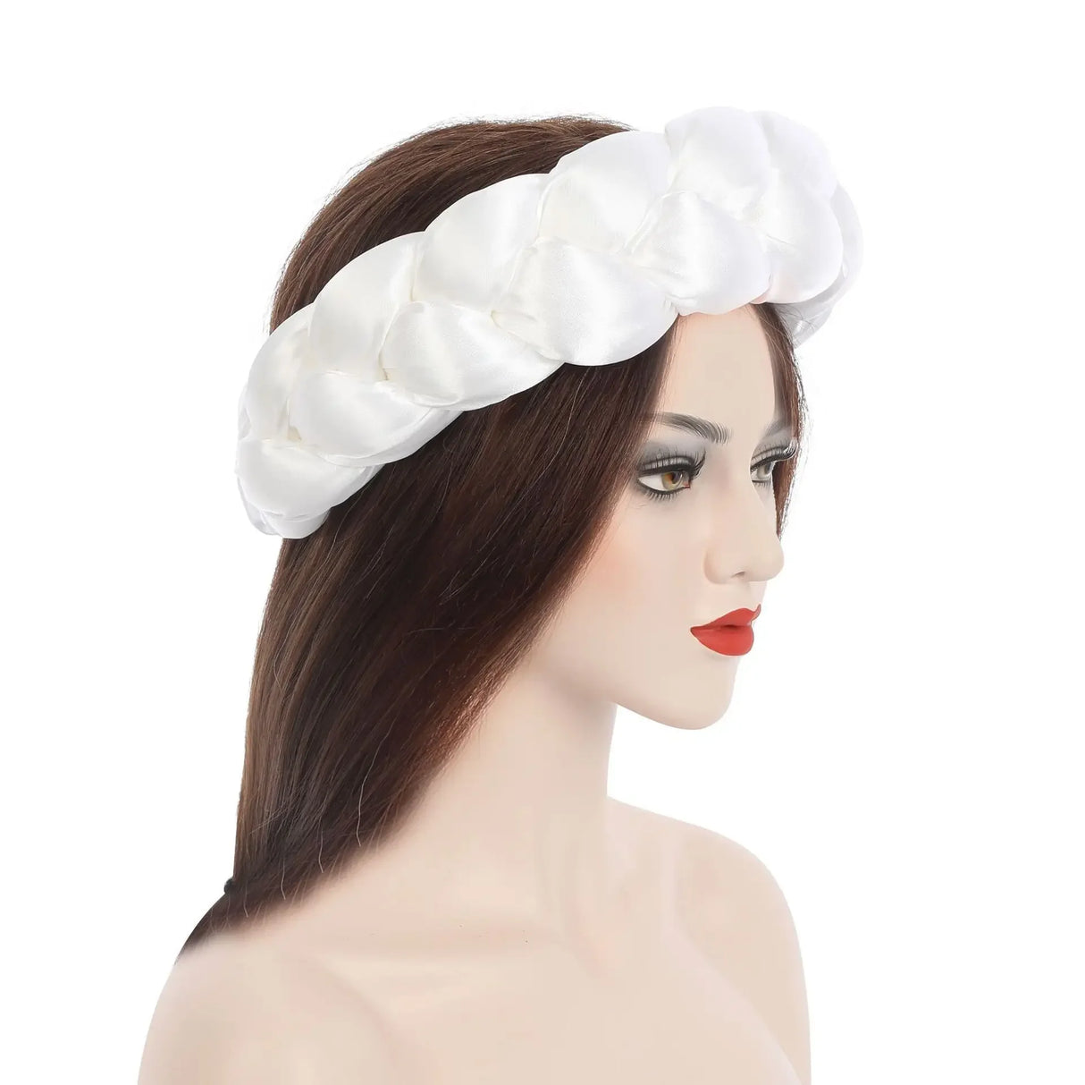 Fashion Candy Color Braids Twist Headbands for Women African Headwear Elastic Hair Bands Ladies Turban Female Bandage Headwrap