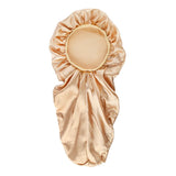 3Pcs Elastic Wide Edge Satin Bonnet Long Hair Hat Sleeping Hats Wrap Night Cap Hair Care Bonnet for Women Men Unisex Cap