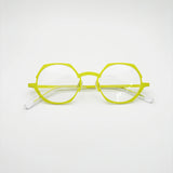 Wcwe Belight Optical Belgium Geometry Irregular Shape Titanium Eyewear Spectacle Frame Men Women Eyeglasses