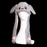 Bonnet mignon pour femme avec oreilles de lapin et peluche, chaud et lumineux, idéal pour l'automne et l'hiver, idéal pour les voyages en plein air ou les activités en plein air.