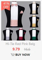 Hi-Tie Marque Soie Pré-noué Homme Nœud Papillon Mouchoir Boutons de Manchette Ensemble Nœud Papillon pour Homme Jacquard Solide Cachemire Floral Mariage Cadeau d'Affaires