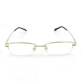 Titanium Metal Alloy flexible Half-rim optical eye glasses frames spectacle frame points prescription eyeglasses oculos de grau