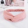 2024 New Design Fashion Women Summer Style Headbands Bohemian Girl Cross Turban Bandage Bandanas Hairbands Hair Accessories