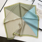 Neue schal frauen frühling gedruckt 100% echt seide schals wrap schal platz Foulard Büro Halstuch Hijab Pashmina bandana femme