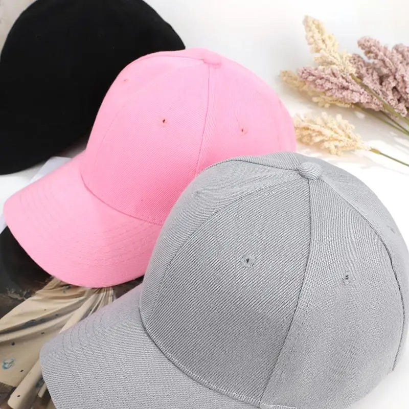Fashion Candy Color Kids Baseball Cap Sun Protection Boy Girls Hat Adjustable Travel Children Baseball Cap Baby Summer Sun Hat
