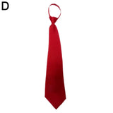 Cravate unisexe pour hommes et femmes, fermeture éclair, noire, à clip, pour hommes, cravates de sécurité, cravates pour vêtements, cravates mates pour porteurs funéraires