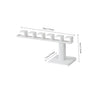 1pc wall mounted non perforated baseball cap hook, smooth and burr free, 6-hook design, multifunctional storage