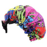 Bonnet de nuit pour enfants et filles, imprimé floral, bonnet de nuit en satin, turban, bonnet de nuit pour enfants, bonnet de soins capillaires, bonnet de nuit