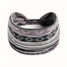 1 Pcs European American Women'S Bohemian Style Elastic Headscarf Fashionable Breathable Cotton Wide Brimmed Hair Accessories
