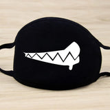 Mascarillas Dustproof Mouth Mask Heart Print Cotton Face Mouth Mask Cartoon Face Reusable Fabric Anti Pollution Mask Party Mask