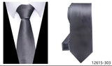 100% Silk Brand Purple Tie Men Necktie High Quality Mix Colors Silk 7.5 cm Gravatas Accessories Wedding April Fool's Day