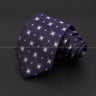 New Design Wedding Men Tie Purple Solid Striped Paisley Flower Neckties Men Business Dropshipping Groom Collar Accessories Gift