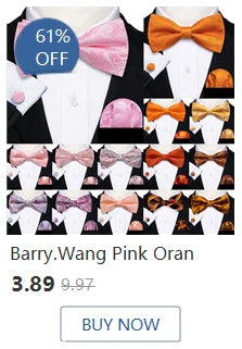 Ensemble élégant de cravates et boutons de manchette en soie à fleurs multiples pour homme, cravate jacquard à fleurs pour mariage, entreprise, fête, événement, Barry.Wang