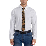 Cravates léopard pour hommes, soie et polyester, étroites, 8 cm, motif tigre, pour costumes, accessoires, fête de mariage, cosplay