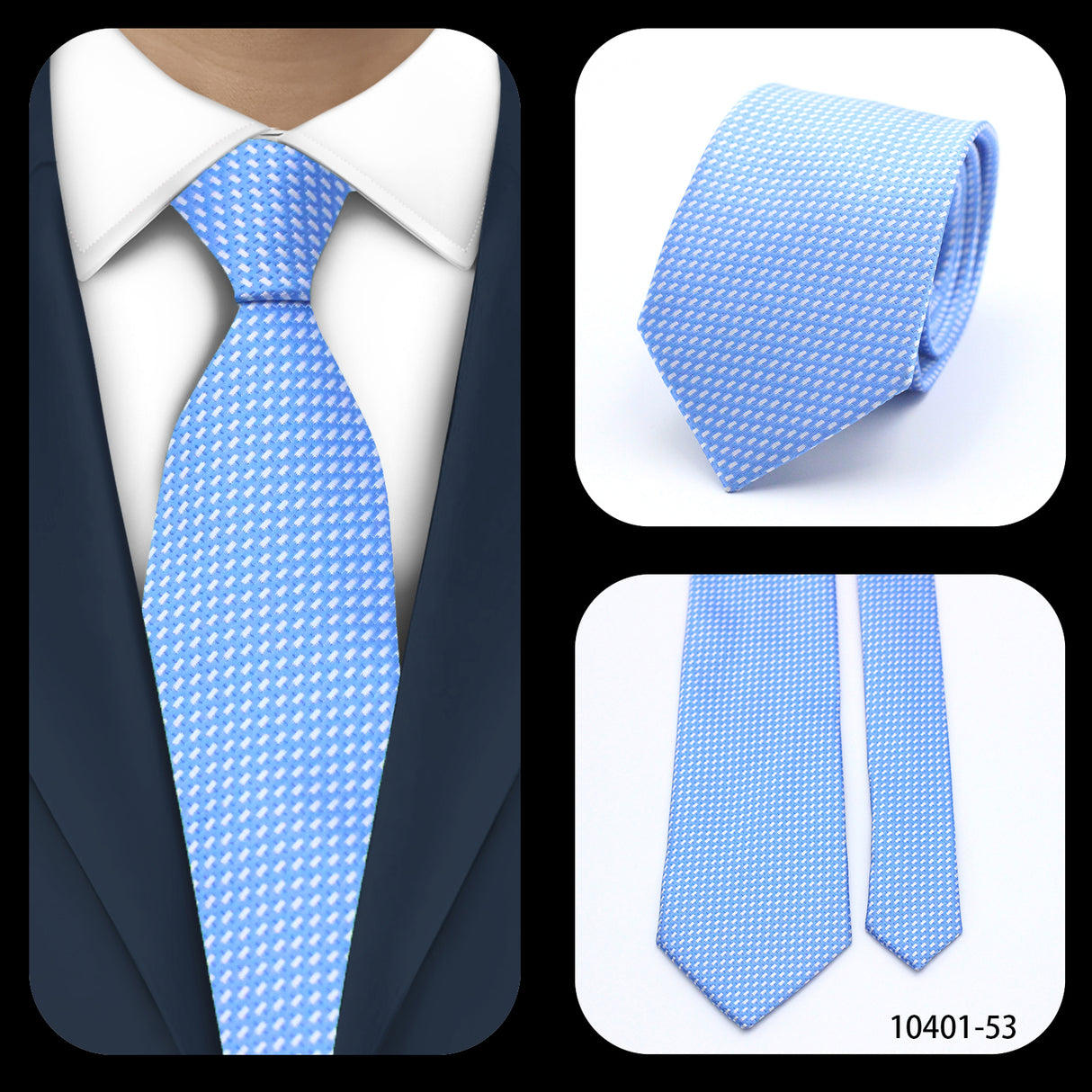 Cravates élégantes à pois pour hommes LYL 7 cm, cravate de luxe avec imprimé géométrique, cadeau pour invités, accessoires de festival pour gentleman