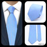 Cravates élégantes à pois pour hommes LYL 7 cm, cravate de luxe avec imprimé géométrique, cadeau pour invités, accessoires de festival pour gentleman