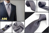 Cravates classiques jaunes et marron pour hommes, tenue de soirée, mariage, école, livraison directe