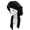 New Satin Hair Cap For Sleeping Invisible Flat Imitation Silk Round Haircare Women Headwear Ceremony Adjusting Button Night Hat