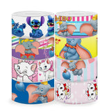 Disney 5 Yards Multi Size Lilo und Stitch Bedrucktes Ripsband für Haarschleifen DIY Bastelbedarf Cartoon-Bänder