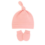 Bonnet pour nouveau-né avec gants, bonnet chaud en coton pour enfants, accessoires pour enfants, bonnet de nuit pour bébés de 0 à 6 mois, automne et hiver