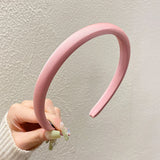 New Solid Fabric Fine Hair Band Women Korean Simple Headband Fresh All-match Outdoor Hoop Hairband Girls Hair Accessories