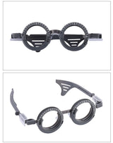 Pure Titanium Trial Frame Optometry Frame Multi Pupil Adjustable Lens Leg Eye Distance Measurement 3 Lenses By Dhoptical