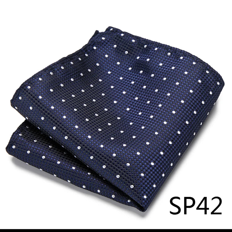 High Grade 2023 New Style Hot sale Silk Handkerchief Black Suit Accessories Solid Men Abraham Lincoln's birthday Pocket Square