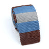 Cravate en tricot pour homme, tendance, fine, rayée, tissée, tricotée, colorée, chaude, design, idée cadeau