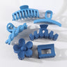 6Pcs Women Fashion Claw Clip Set Headwear Large Hair Claw Multiple Styles Korean For Girls Shark Clips Barrette Hair Accessories
