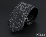 26 Styles Men's Jacquard Novelty Ties Skinny Floral Paisley Striped  Necktie Business Narrow Suit Shirt Daily Wear Accessories