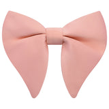 GUSLESON Fashion Pink Champagne Blue Solid Bow Tie For Men Classic Big Bowtie For Party Wedding Bowknot Adult Mens Tie