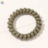 High Elasticity Telephone Coil Hairbands Women Spiral Hair Ties Girls Hair Rings Rope Solid Color Hair Accessories Gum Scrunchy