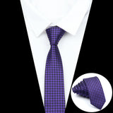Cravates fines pour hommes et femmes, cravate fine à rayures, motif cachemire, 5 cm, tenue décontractée pour fête, mariage, col étroit, accessoire masculin