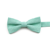 High Quality Mens Solid Color Bowtie Set For Men Children Wedding Party Dinner Accessory Pink Orange Father-son Bow Tie Gift
