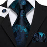 Ensemble élégant de cravates et boutons de manchette en soie à fleurs multiples pour homme, cravate jacquard à fleurs pour mariage, entreprise, fête, événement, Barry.Wang