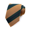 Cravate pour homme 8 cm, motif rayé, jacquard tissé, cravate Ascot, pour homme, pour fête de mariage