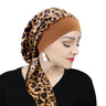 Chapeau turban en satin imprimé pour femme, extensible, à larges bords, tendance, pré-noué, enveloppant, décontracté, style pirate