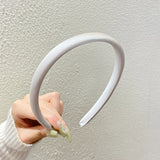 New Solid Fabric Fine Hair Band Women Korean Simple Headband Fresh All-match Outdoor Hoop Hairband Girls Hair Accessories