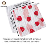 5pcs/lot Muslin 6 layers Cotton Soft Baby Towels Baby Face Towel Handkerchief Bathing Feeding Face Washcloth Wipe Burp Cloth 5pc