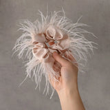 Elastic Head Rope Head Rope Women Hair Accessories Satin Hair Ring Female Hair Ties Feather Hair Rope Korean Style Scrunchies